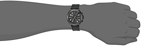 Tommy Hilfiger Men's Quartz Resin and Leather Casual Watch, Color:Black (Model: 1791345)