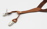 JAIFEI Suspenders & Bowtie Set- Men's Elastic X Band Suspenders + Bowtie For Wedding, Formal Events