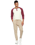 Rebel Canyon Young Men's Long Sleeve Cotton Baseball Henley Top