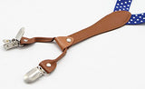 JAIFEI Suspenders & Bowtie Set- Men's Elastic X Band Suspenders + Bowtie For Wedding, Formal Events