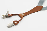JAIFEI Suspenders & Bowtie Set- Men's Elastic X Band Suspenders + Bowtie For Wedding, Formal Events
