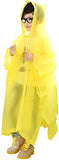Solid Color Hooded Raincoat Poncho for Boys and Girls in outdoors