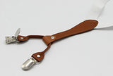 JAIFEI Suspenders & Bowtie Set- Men's Elastic X Band Suspenders + Bowtie For Wedding, Formal Events