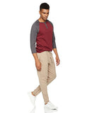 Rebel Canyon Young Men's Long Sleeve Cotton Baseball Henley Top