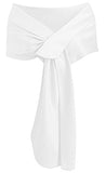 Meet Edge Women's Satin Shawl Wrap For Evening/Wedding Party