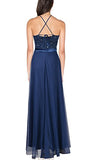 Viwenni Women's Vintage Lace Evening Party Wedding Long Dress