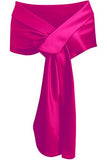 Meet Edge Women's Satin Shawl Wrap For Evening/Wedding Party