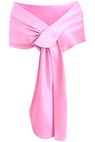 Meet Edge Women's Satin Shawl Wrap For Evening/Wedding Party