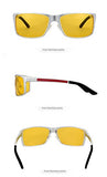Night Driving Glasses HD Polarized Lens Anti-glare Sunglasses