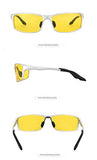 Night Driving Glasses HD Polarized Lens Anti-glare Sunglasses