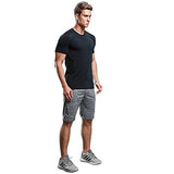 Gerlobal Men's Bodybuilding Gym Running Workout Shorts Active Training Shorts