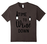 Time To Wine Down Funny T-shirt Wine Lovers Tee