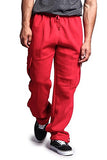 G-Style USA Men's Solid Fleece Cargo Pants