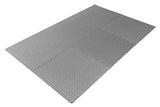 ProSource Puzzle Exercise Mat, EVA Foam Interlocking Tiles, Protective Flooring for Gym Equipment and Cushion for Workouts
