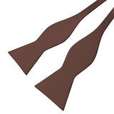 Fly & Dapper Self Bow Tie - Classic Formal Bow Tie for Men - Premium Tux Bowtie - Universal Size, Adjustable Length for Extreme Comfort - Self Tied Bow Tie