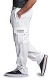 G-Style USA Men's Solid Fleece Cargo Pants