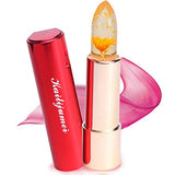 Pro Kailijumei Flower Jelly Lipstick Moisturizer Long Lasting Nutritious Lip Balm Lips Magic Color Temperature Change with Mirror