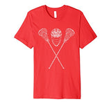 Lacrosse LAX Word Cloud T-Shirt