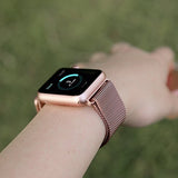 Lelong for Apple Watch Band 38mm 42mm,Milanese Loop Fully Magnetic Clasp Stainless Steel Mesh iWatch Band for Apple Watch Series 3 Series 2 Series 1 Sport & Edition