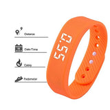 Smart Wristband Non-Bluetooth Pedometer Bracelet Fitness Tracker Smart Watch with Step Calories Counter Distance Time / Date (Simple,No app,No Phone need) for Walking Running