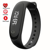 Smart Wristband Non-Bluetooth Pedometer Bracelet Fitness Tracker Smart Watch with Step Calories Counter Distance Time / Date (Simple,No app,No Phone need) for Walking Running