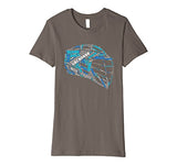 Lacrosse Helmet LAX Word Cloud T-Shirt