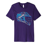 Lacrosse Helmet LAX Word Cloud T-Shirt