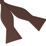 Fly & Dapper Self Bow Tie - Classic Formal Bow Tie for Men - Premium Tux Bowtie - Universal Size, Adjustable Length for Extreme Comfort - Self Tied Bow Tie