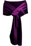 Meet Edge Women's Satin Shawl Wrap For Evening/Wedding Party