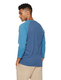 Rebel Canyon Young Men's Long Sleeve Cotton Baseball Henley Top