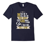 Three Words Girls Want to Hear Yes I Spin Funny T-Shirt