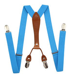 JAIFEI Suspenders & Bowtie Set- Men's Elastic X Band Suspenders + Bowtie For Wedding, Formal Events
