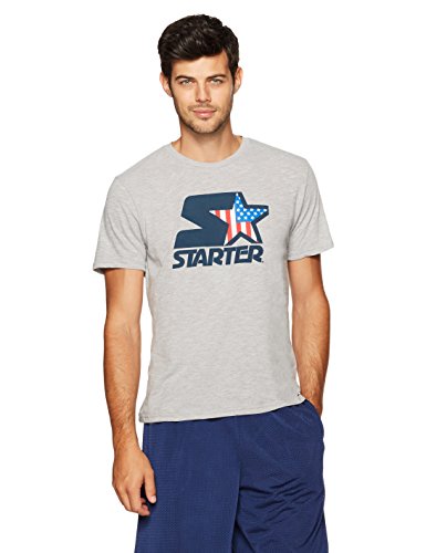 Starter Men's Short Sleeve Americana Logo Tee, Prime Exclusive