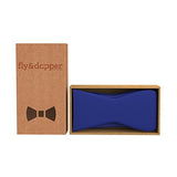 Fly & Dapper Self Bow Tie - Classic Formal Bow Tie for Men - Premium Tux Bowtie - Universal Size, Adjustable Length for Extreme Comfort - Self Tied Bow Tie