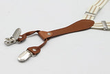 JAIFEI Suspenders & Bowtie Set- Men's Elastic X Band Suspenders + Bowtie For Wedding, Formal Events