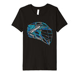Lacrosse Helmet LAX Word Cloud T-Shirt