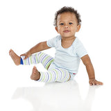 juDanzy 4-pack Organic baby & toddler leg warmers gift set for boys & girls