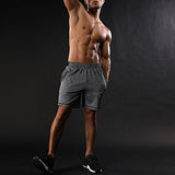 Gash Hao Mens Athletic Gym Sweat Shorts Running Workout