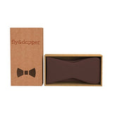 Fly & Dapper Self Bow Tie - Classic Formal Bow Tie for Men - Premium Tux Bowtie - Universal Size, Adjustable Length for Extreme Comfort - Self Tied Bow Tie