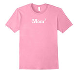 Funny Mom of 3 Kids T-Shirt Mom to the 3rd Power Math