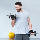Trideer Workout Gloves, Full Palm Protection & Extra Grip, Gym Gloves for Weight Lifting, Training, Fitness, Exercise (Men & Women)