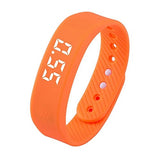 Smart Wristband Non-Bluetooth Pedometer Bracelet Fitness Tracker Smart Watch with Step Calories Counter Distance Time / Date (Simple,No app,No Phone need) for Walking Running