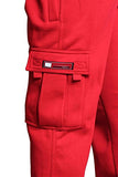 G-Style USA Men's Solid Fleece Cargo Pants