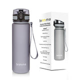 Premium Sports Water Bottle With Leak Proof Flip Top Lid - Eco Friendly & BPA Free Tritan Plastic - Must Have For The Gym, Yoga, Running, Outdoors, Cycling, and Camping - By Brimma