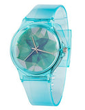 Tonnier Watches Resin Super Soft Band Student Watches for Teenagers Young Girls Starry