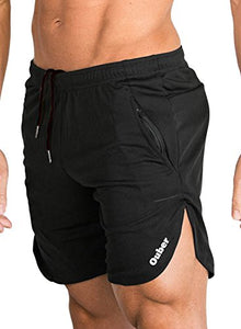Ouber Men's Bodybuilding Lifting Gym Workout Sweat Shorts