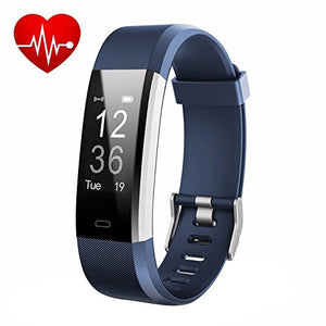 Today 50% Off! Fitness Watch,Fitness Tracker,Letufit Plus Activity Tracker With Heart Rate Monitor,Step Counter,GPS Tracker,Waterproof Smart Wristband for Android and Ios
