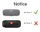 LTGEM Case for JBL Charge 3 Waterproof Portable Wireless Bluetooth Speaker. Fits USB Cable and Charger.