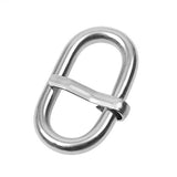 MagiDeal Pack of 5 Stainless Steel Watch Accessory DIY Watch Strap Loop Holder Buckle