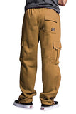 G-Style USA Men's Solid Fleece Cargo Pants